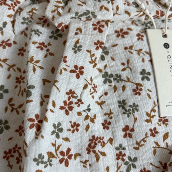 Quincy Mae Ruffle sleeveless floral dress and bloomer set - 6-12M, organic - Picture 8 of 15